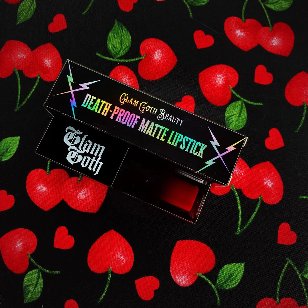 Glam Goth Beauty Lucky You - Matte Red Lipstick 4 Glam Goth Beauty Lucky You - Matte Red Lipstick