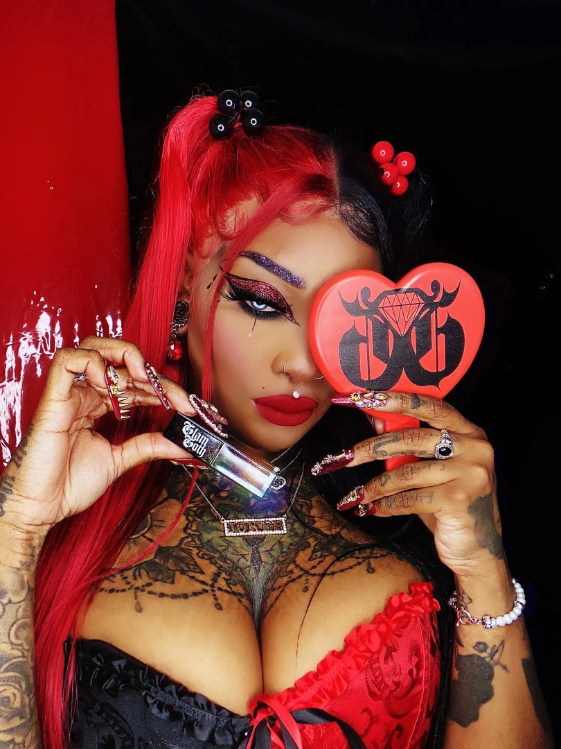 Glam Goth Beauty Lucky You - Matte Red Lipstick 6 Glam Goth Beauty Lucky You - Matte Red Lipstick