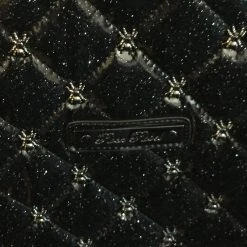 Rock Rebel Lucy Quilted Coffin Backpack In Black