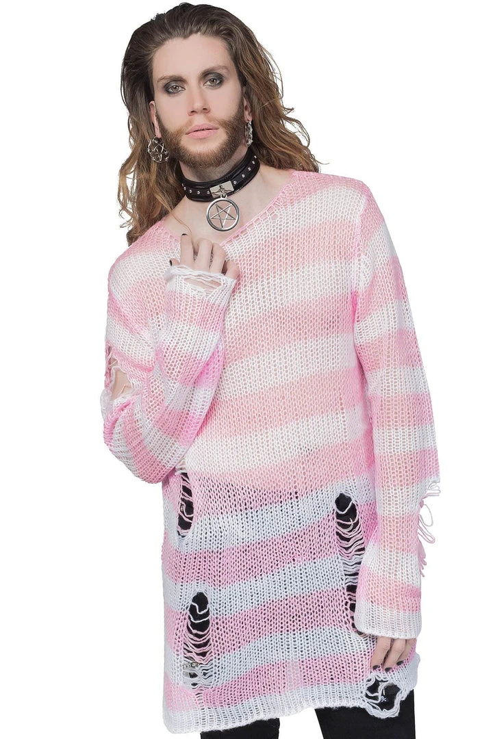 Killstar Men's Stuff Marshmallow Knit Sweater 8 Killstar Men's Stuff Marshmallow Knit Sweater