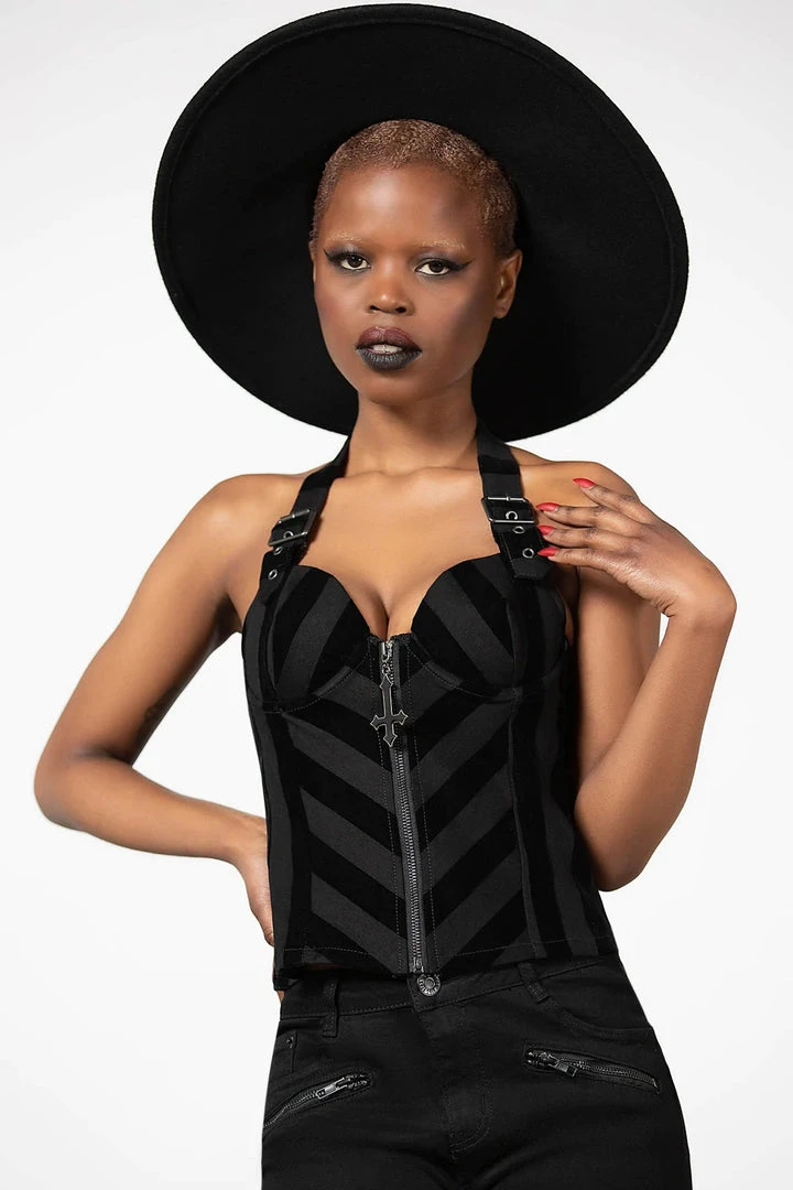 Killstar Merciless Halter Top Women's Stuff 5 Killstar Merciless Halter Top Women's Stuff