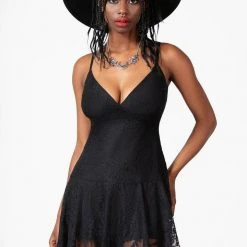 Killstar Moss Flower Lace Dress