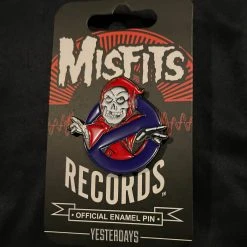 Yesterdays Pins Misfits Crimson Ghost-Busters Enamel Pin - Red/Purple