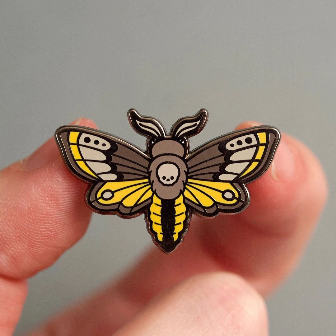 LuxCups Creative Pins Moth Enamel Pin 4 LuxCups Creative Pins Moth Enamel Pin