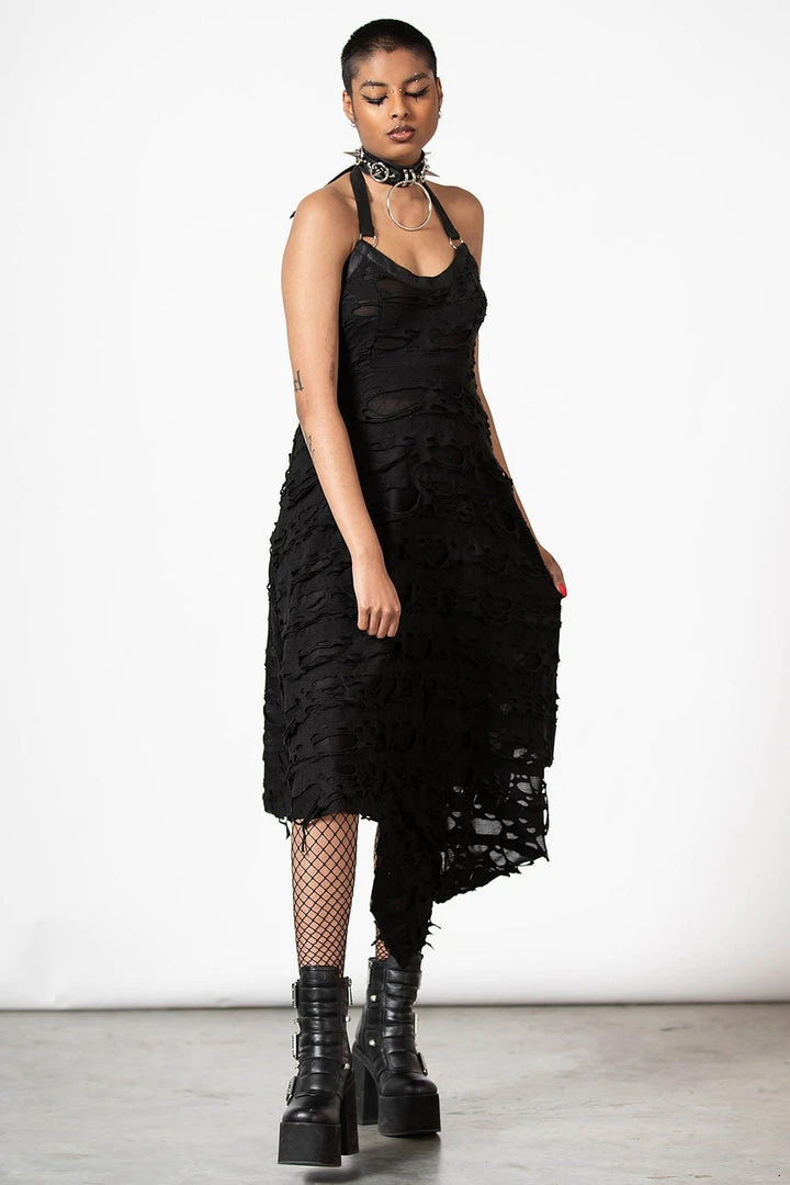 Killstar Nightwire Halter Dress 5 Killstar Nightwire Halter Dress