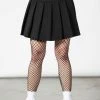 Killstar Women's Stuff No Lip Pleated Skirt