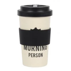 Gothic Gifts Not A Morning Person Bamboo Eco Travel Mug