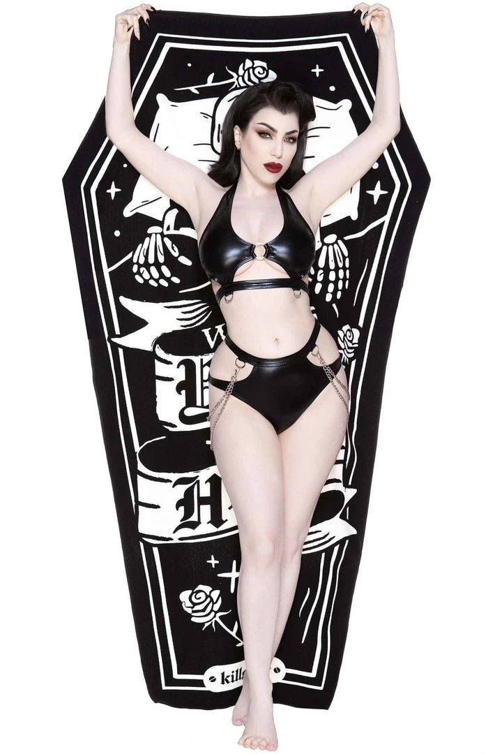 Killstar Gift Ideas One Wish Coffin Towel 4 Killstar Gift Ideas One Wish Coffin Towel
