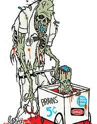 Poster Pop Pigors Ice Cream Brains Gift Ideas