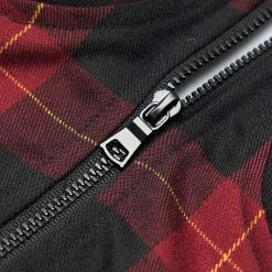 Punk Rave Plaid Panic Top