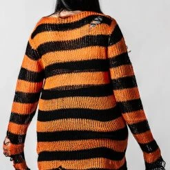 Killstar Men's Stuff Pumpkin Knit Sweater 14 Killstar Men's Stuff Pumpkin Knit Sweater