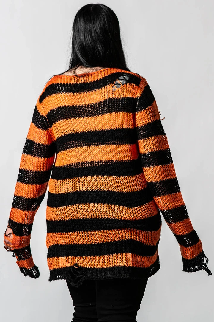 Killstar Men's Stuff Pumpkin Knit Sweater 8 Killstar Men's Stuff Pumpkin Knit Sweater