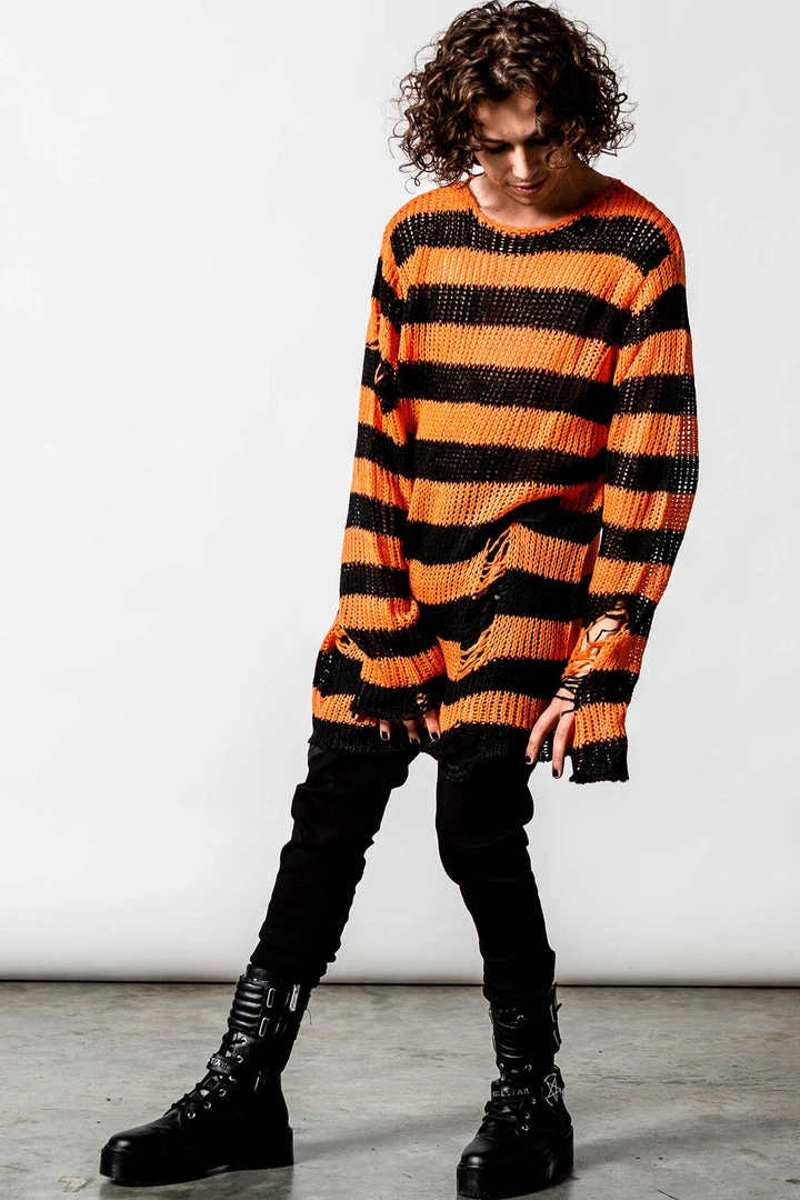 Killstar Men's Stuff Pumpkin Knit Sweater 5 Killstar Men's Stuff Pumpkin Knit Sweater