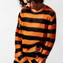 Killstar Men's Stuff Pumpkin Knit Sweater 12 Killstar Men's Stuff Pumpkin Knit Sweater