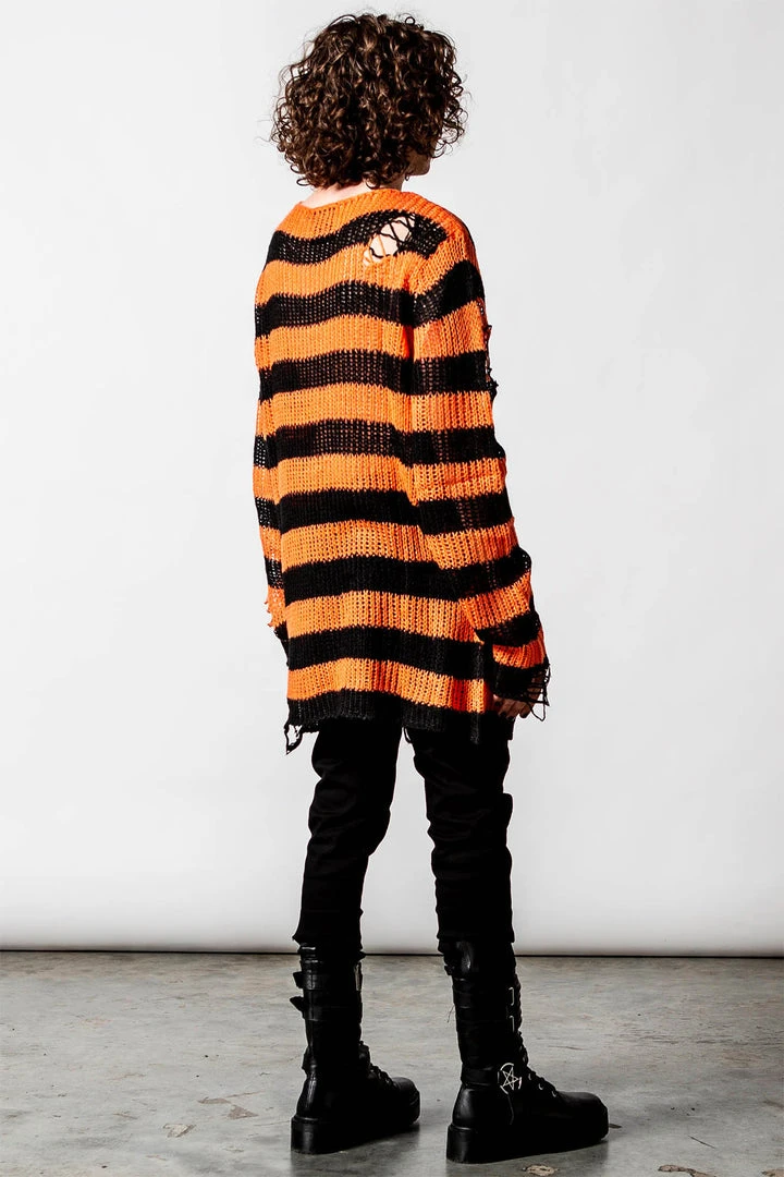 Killstar Men's Stuff Pumpkin Knit Sweater 7 Killstar Men's Stuff Pumpkin Knit Sweater