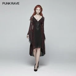 Punk Rave Gothic Classical Mid-length Dress 5 Punk Rave Gothic Classical Mid-length Dress
