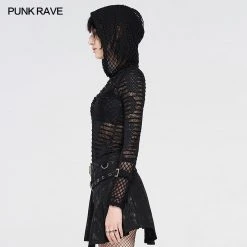 Punk Rave Women's Stuff See-Thru Printed T-shirt