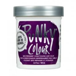 Punky Colour, Semi-Permanent Conditioning Hair Color, Purple, 3.5. Fl Oz Hair And Makeup