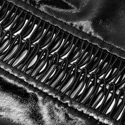 Punk Rave Women's Stuff Patent Leather Hollowed Out Dress