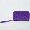 Rock Rebel Studded Bats Purple Glitter Wallet 2 Rock Rebel Studded Bats Purple Glitter Wallet