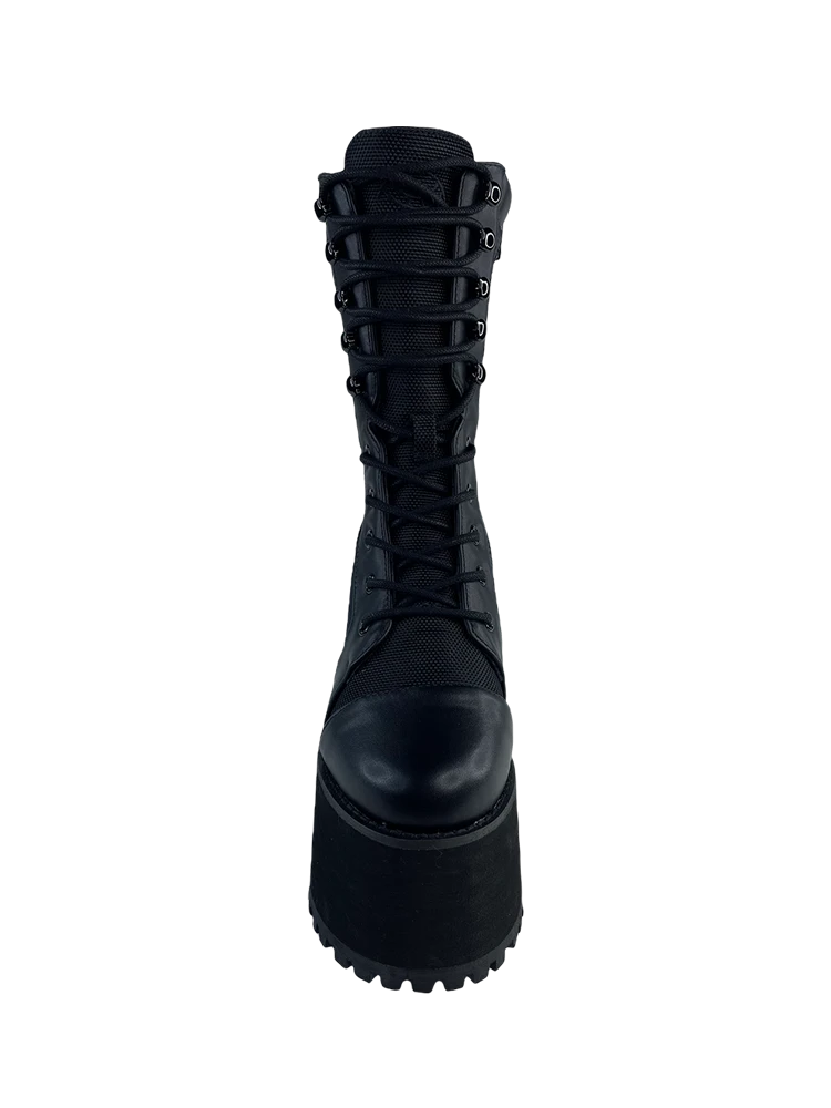 Strange Cvlt Women's Stuff Raven Boot Black 6 Strange Cvlt Women's Stuff Raven Boot Black