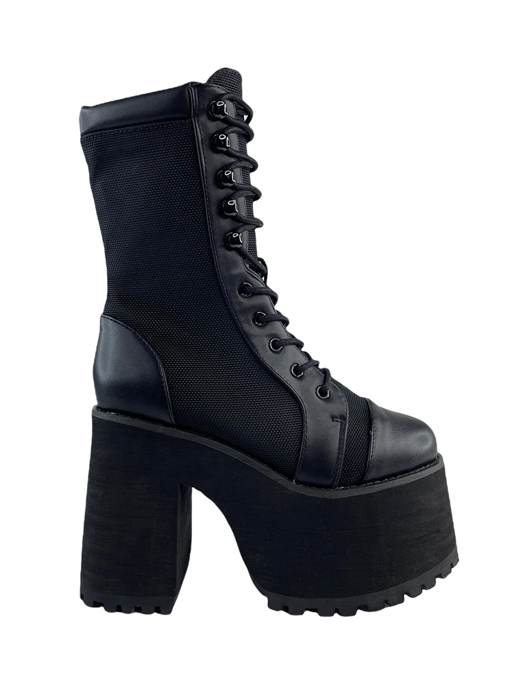 Strange Cvlt Women's Stuff Raven Boot Black 4 Strange Cvlt Women's Stuff Raven Boot Black
