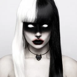 Rogue And Wolf Jewelry Vampire Bat Choker In Black