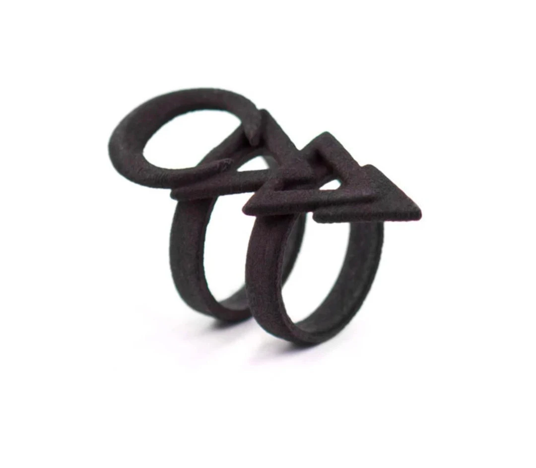 Rogue And Wolf Jewelry Rune Ring In Black 3 Rogue And Wolf Jewelry Rune Ring In Black