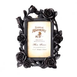 Alchemy Of England Rose & Vine Photo Frame (6x4") Black