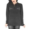 Serpentine Black Moon Women's Lightweight Hoodie 1 Serpentine Black Moon Women's Lightweight Hoodie