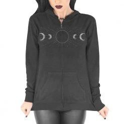 Serpentine Black Moon Women's Lightweight Hoodie