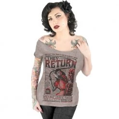Serpentine They Return Women's Off-Shoulder Tee Women's Stuff