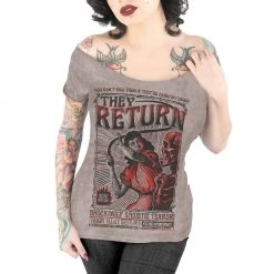 Serpentine They Return Women's Off-Shoulder Tee Women's Stuff