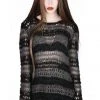 Killstar Strange Daze Faux- Mohair Sweater 1 Killstar Strange Daze Faux- Mohair Sweater