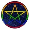 Geeky And Kinky Pride Pentagram Enamel Pin