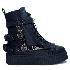 Strange Cvlt Disorder 2 Black Boot Footwear