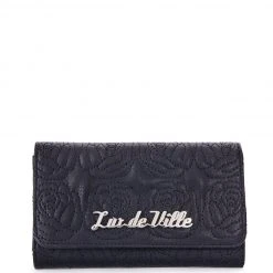 Lux De Ville Skulls And Roses Wallet Black Bags & Backpacks