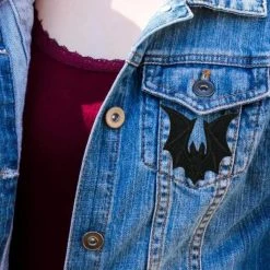 Project Pinup Small Vampire Bat Gothic Iron On Embroidered Patch 7 Project Pinup Small Vampire Bat Gothic Iron On Embroidered Patch