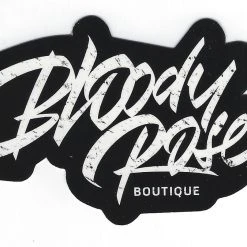 Gift Ideas Bloody Rose Boutique Logo Sticker