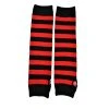 Poizen Industries Stripe Armwarmers – Black/Red 1 Poizen Industries Stripe Armwarmers – Black/Red
