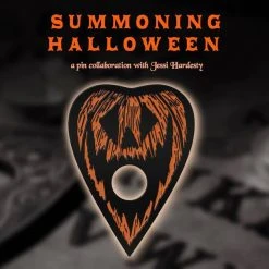 Lively Ghosts Summoning Halloween Enamel Pin Pins