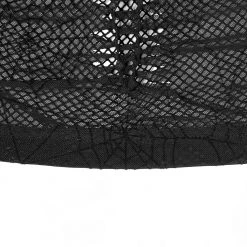 Punk Rave Spider Web Printed Mesh Top Women's Stuff