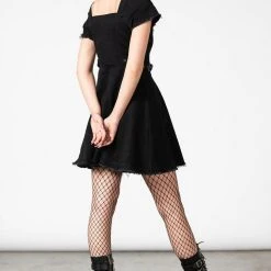 Killstar Time Out Zip Denim Dress Women's Stuff