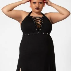 Killstar Women's Stuff Tristania Maxi Halter Dress