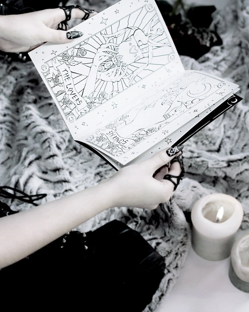 Rogue And Wolf Tarot Colouring Book Books 6 Rogue And Wolf Tarot Colouring Book Books