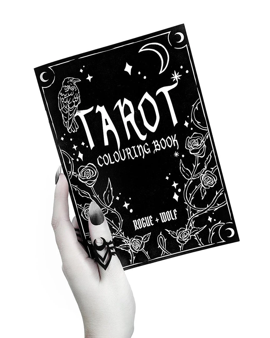 Rogue And Wolf Tarot Colouring Book Books 8 Rogue And Wolf Tarot Colouring Book Books