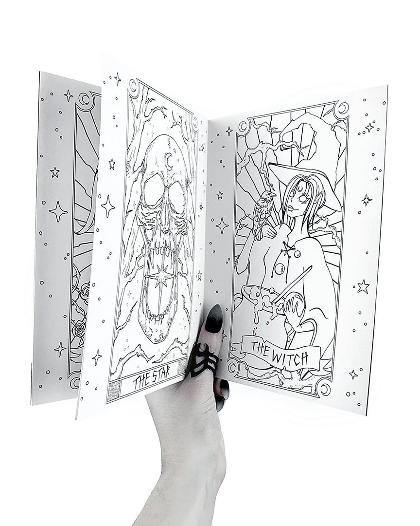 Rogue And Wolf Tarot Colouring Book Books 9 Rogue And Wolf Tarot Colouring Book Books