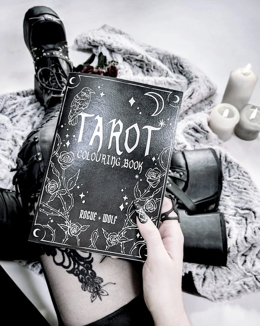 Rogue And Wolf Tarot Colouring Book Books 16 Rogue And Wolf Tarot Colouring Book Books