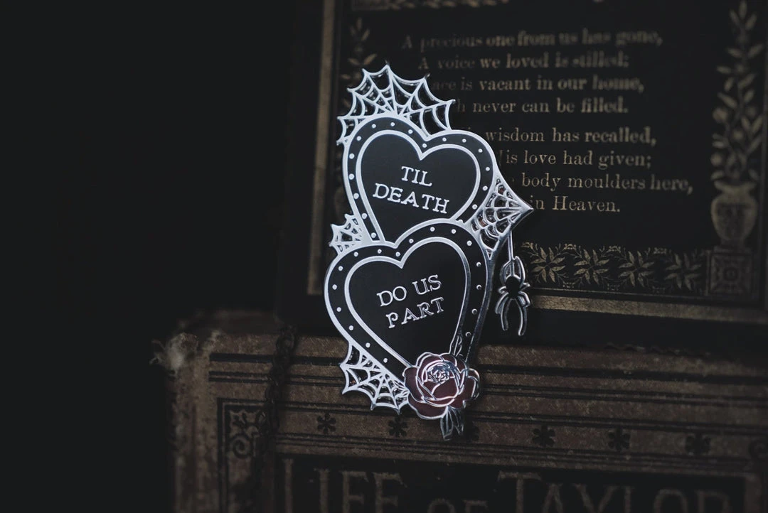 Lively Ghosts Til Death Enemel Pin 6 Lively Ghosts Til Death Enemel Pin