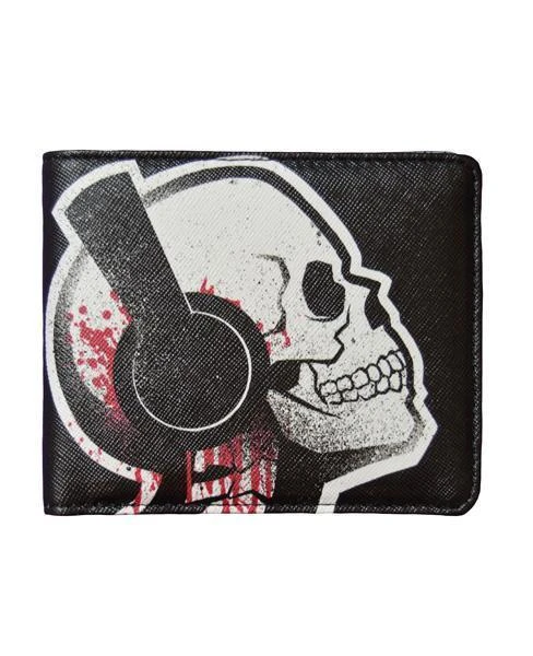 Akumu Ink Men's Stuff Tone Death Bi-fold Wallet 3 Akumu Ink Men's Stuff Tone Death Bi-fold Wallet
